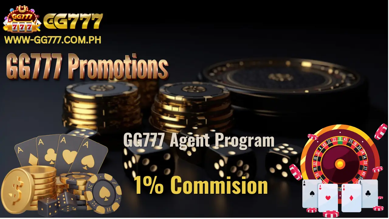 GG777 Agent Program 1% Commission on Player Betting
